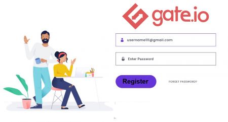 Kā izveidot kontu un reģistrēties vietnē Gate.io